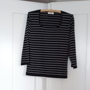 Rayon 3/4 sleeve light top. Talbots.
